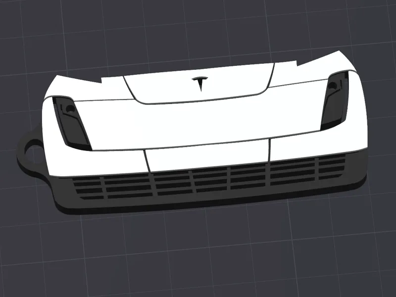 Tesla Semi Keychain