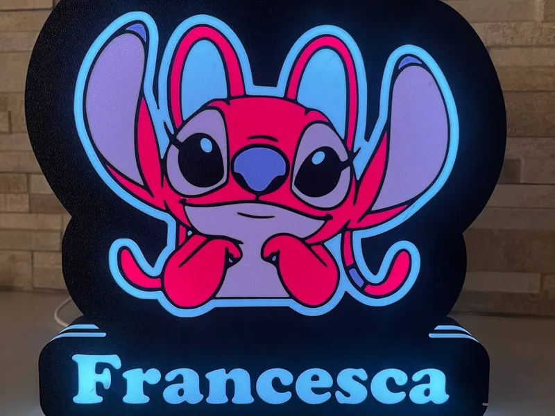 Lampada lightbox Angel