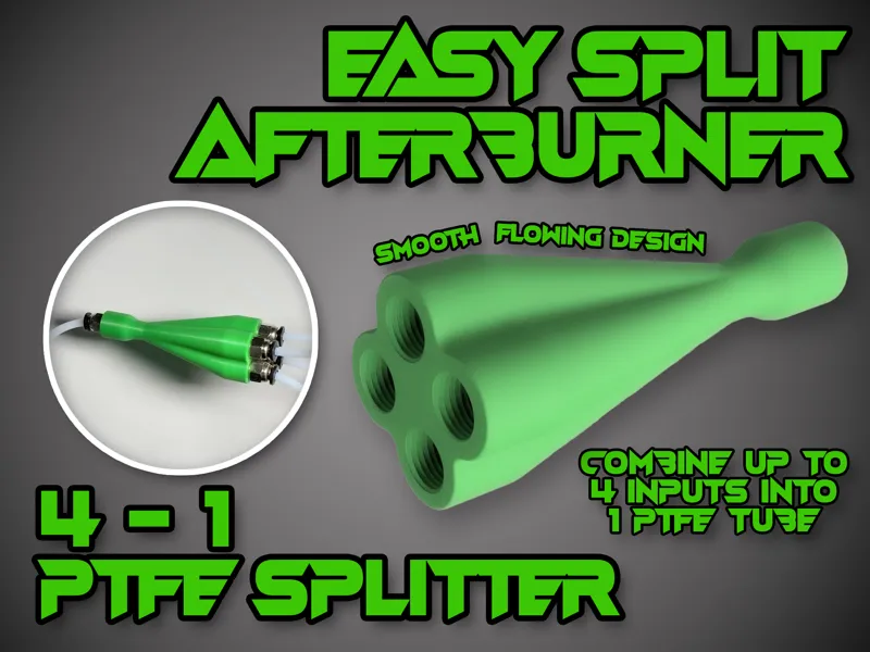 Easy Split Afterburner 4-1 PTFE Splitter