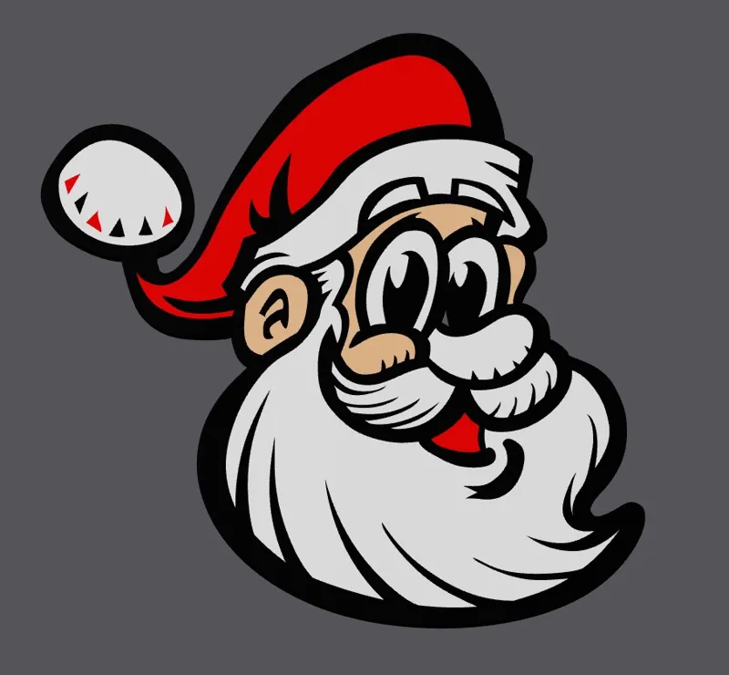 Santa Christmas keys