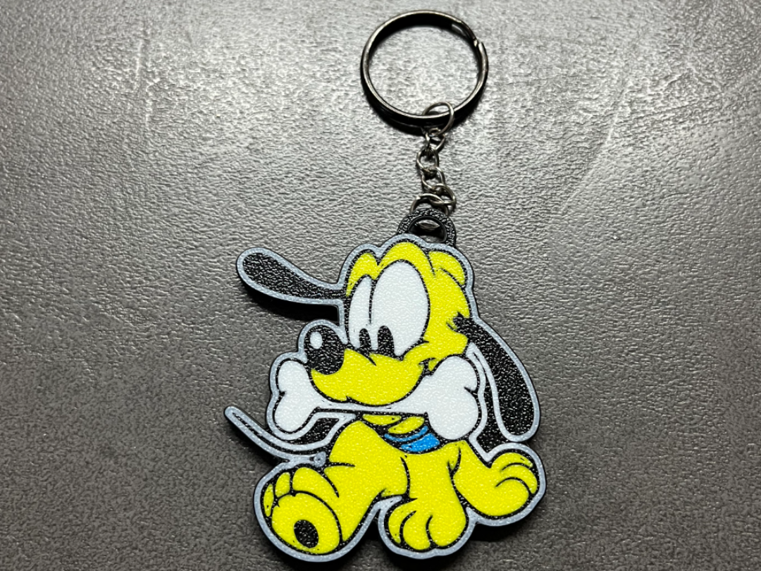 Baby Pluto keychain