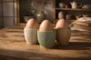 Japandi Ribbed Egg Holder