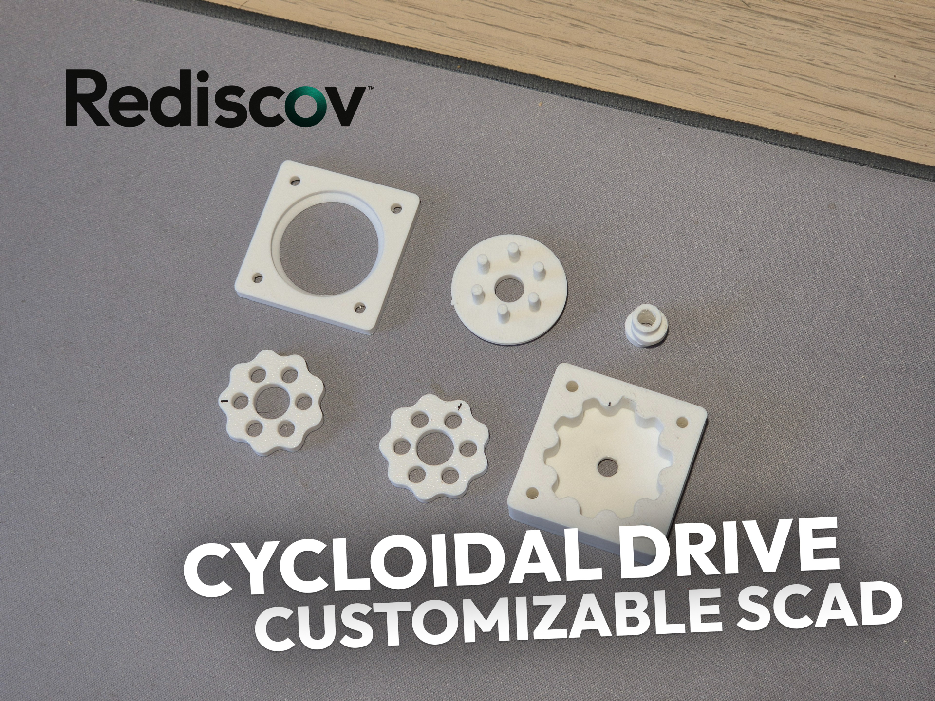 Customizable full plastic cycloidal drive
