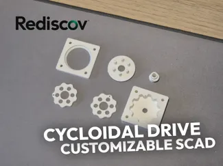 Customizable full plastic cycloidal drive