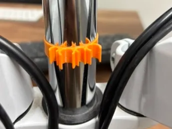 Dual Monitor Stand Cable Organizer