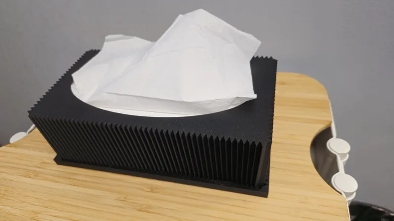 Tissue Box with Little Filament Use