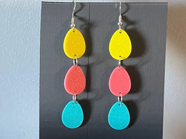 easter egg earrings