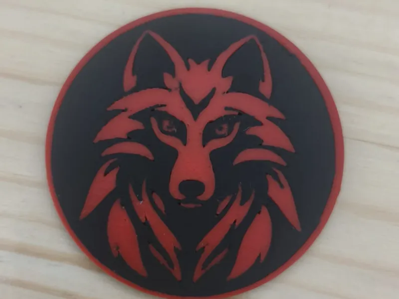 Wolf Keychain