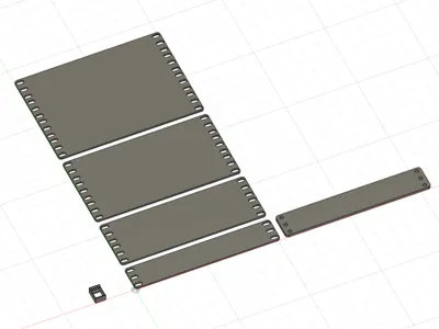 10-inch Rack Mount Templates