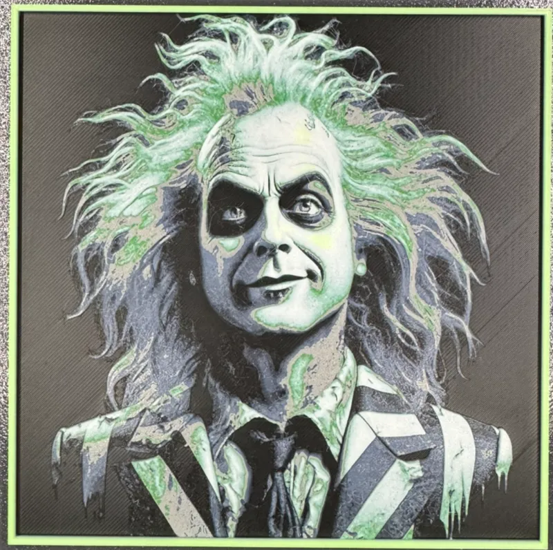 BeetleJuice Hueforge Glow in the Dark