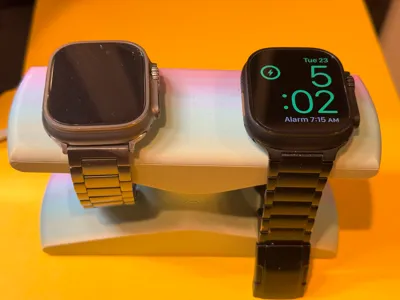 Dual Apple Watch Charging Stand