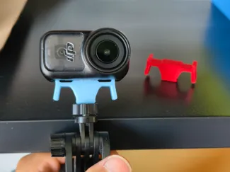 大疆Action5/4/3/osmo360/osmo nano快拆底座 1/4 标准螺纹通用支架