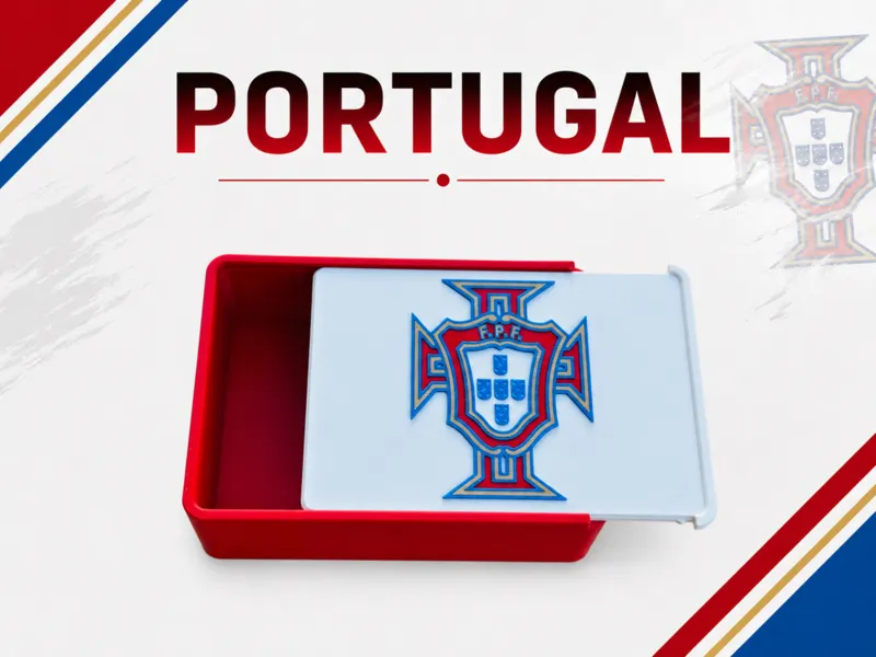 Portugal National Team Storage Box – Sliding Lid
