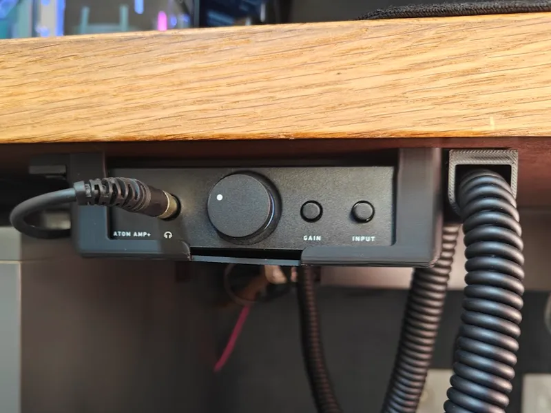Cable Guide for JDS Labs Atom Amp underdesk mount 