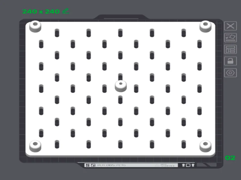Skadis Plate with Spacers