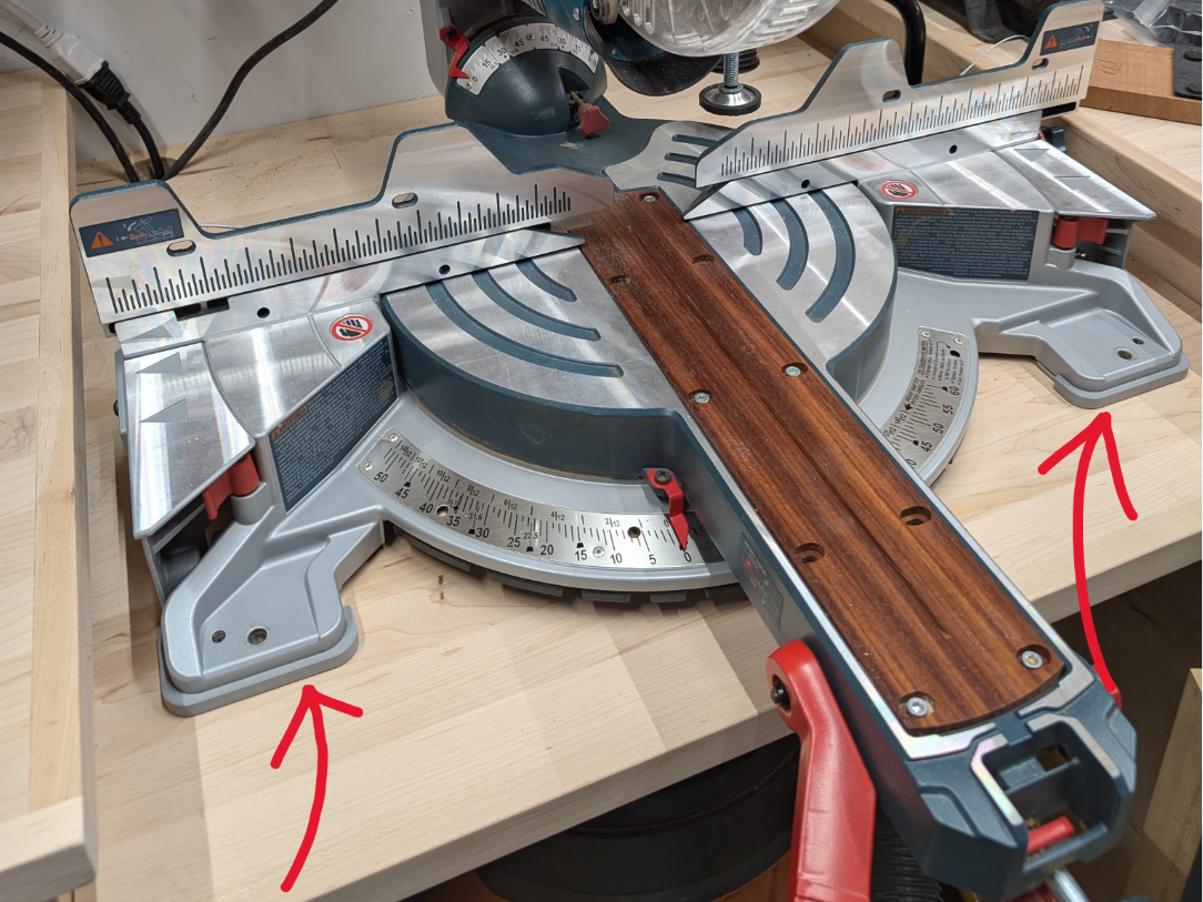 Bosch Miter Saw Foot Riser