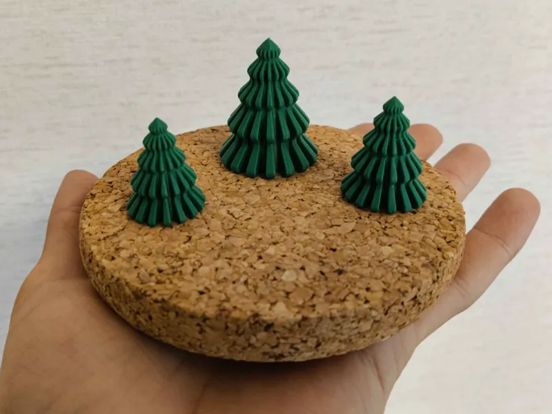 Modern Mini Christmas Trees – Set of Three