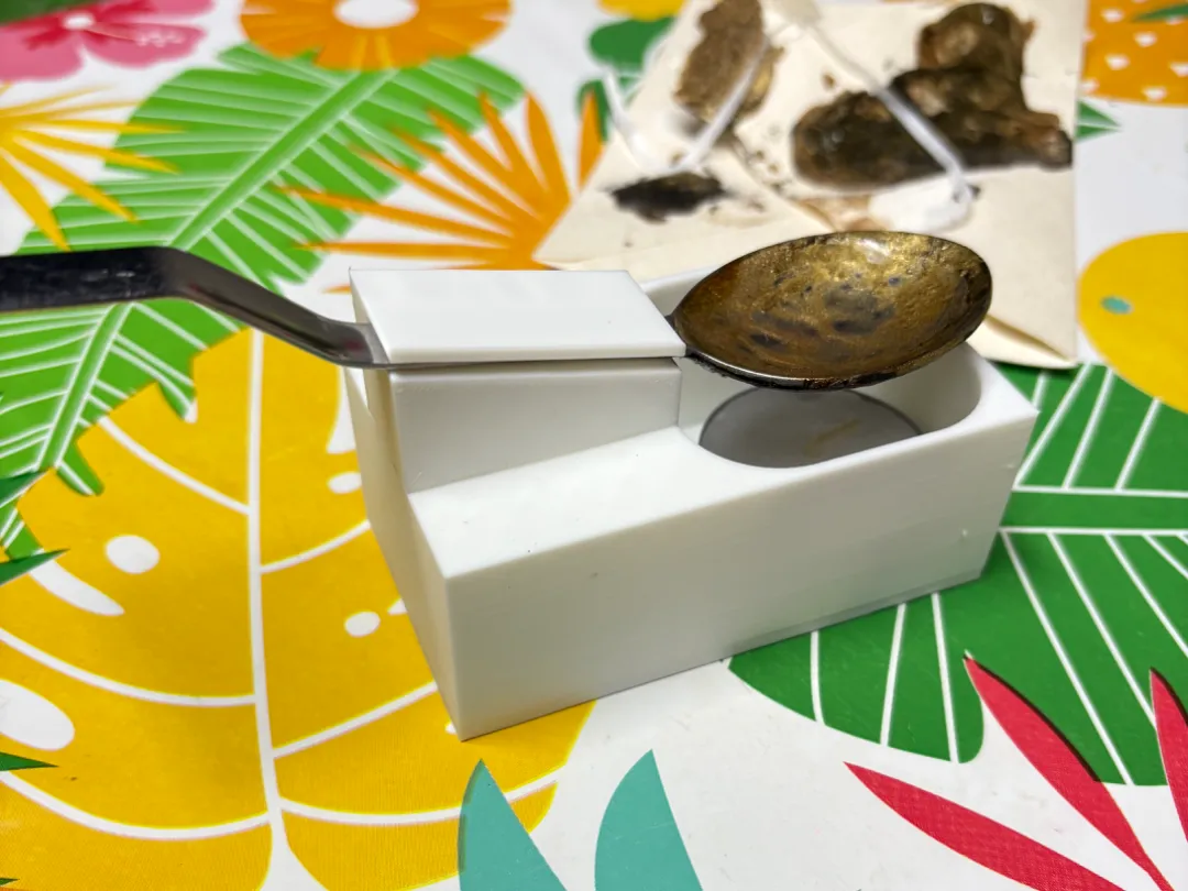 Support de cuillère pour cachet de cire