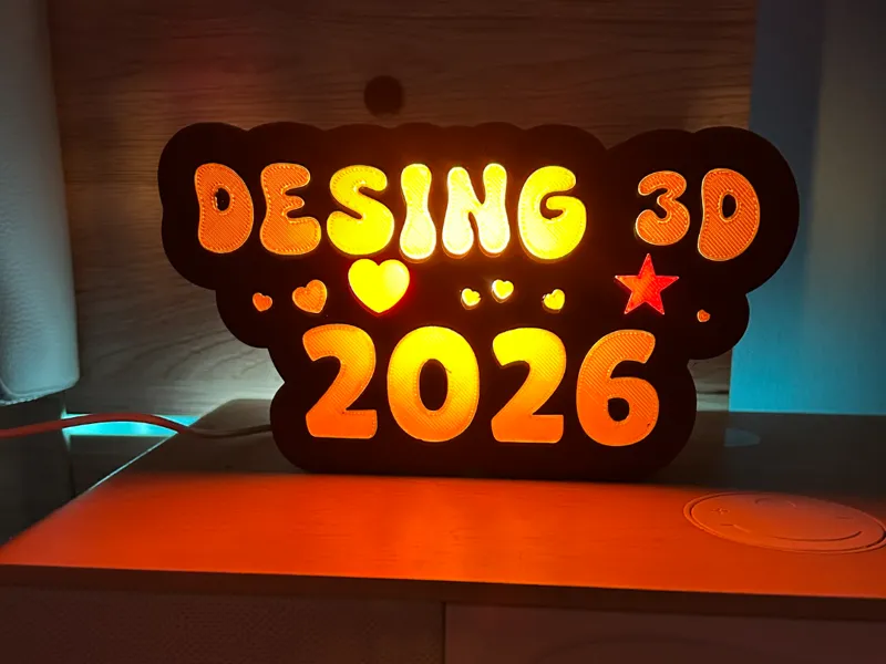 DESING3D2026 boite lumineuse