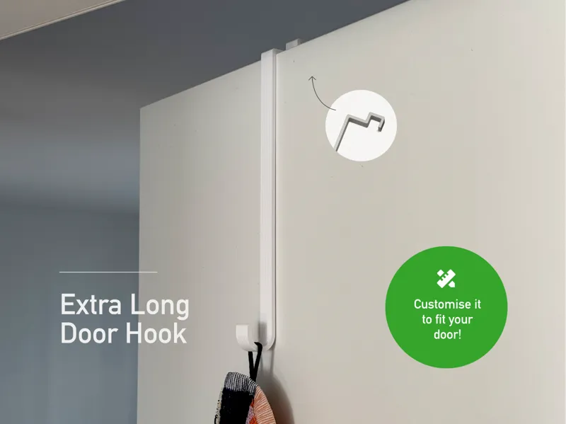 Door Hook – Inside – Extra Long (Customisable)