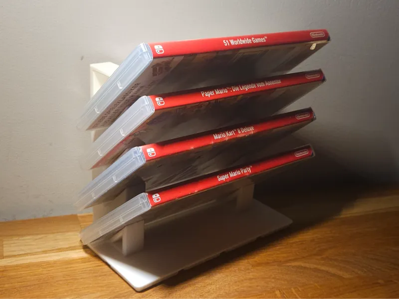 switch card case display with Gridfinity support