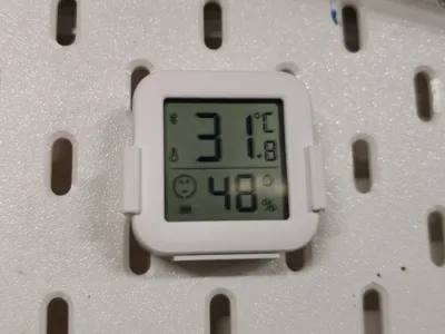 Mijia Roviewer TE700 Temperature and Humidity Sensor Base for IKEA Pegboard