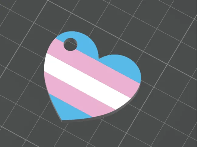 trans color heart 