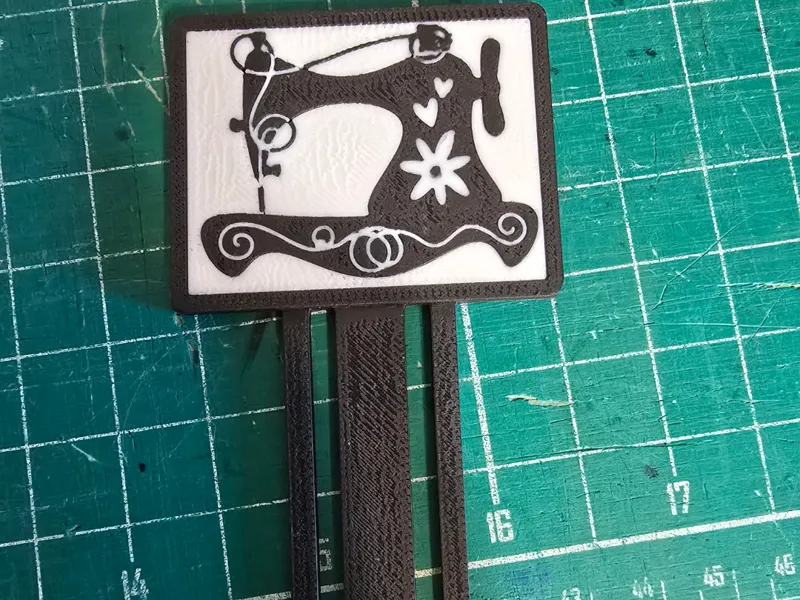 Antique Sewing Machine Bookmark