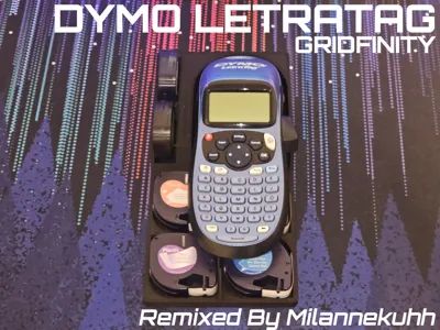 Gridfinity Dymo Letratag & Tape Holder