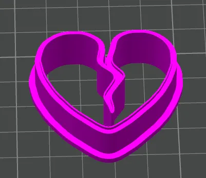 Broken heart 2 - Valentine's day cutter