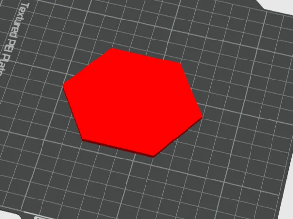 Panneau hexagone décoratif