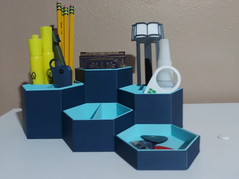 Hexagon Desk Organizer