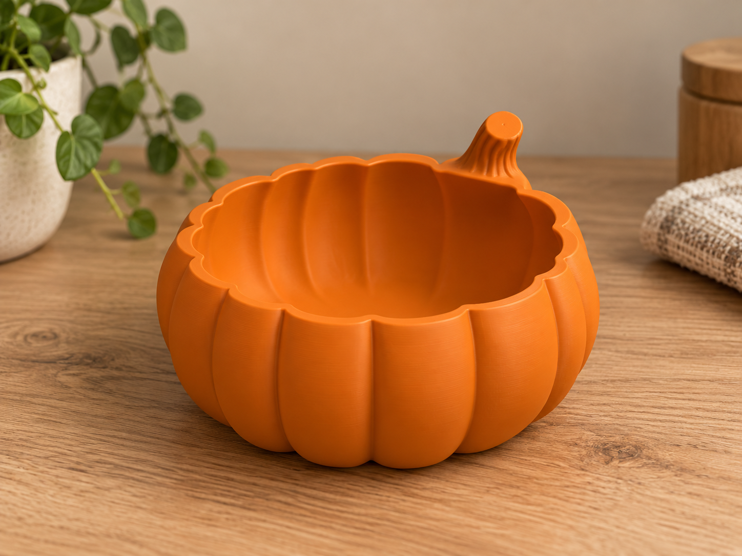 Kürbisschale – Herbstdeko & praktische Ablage - 1