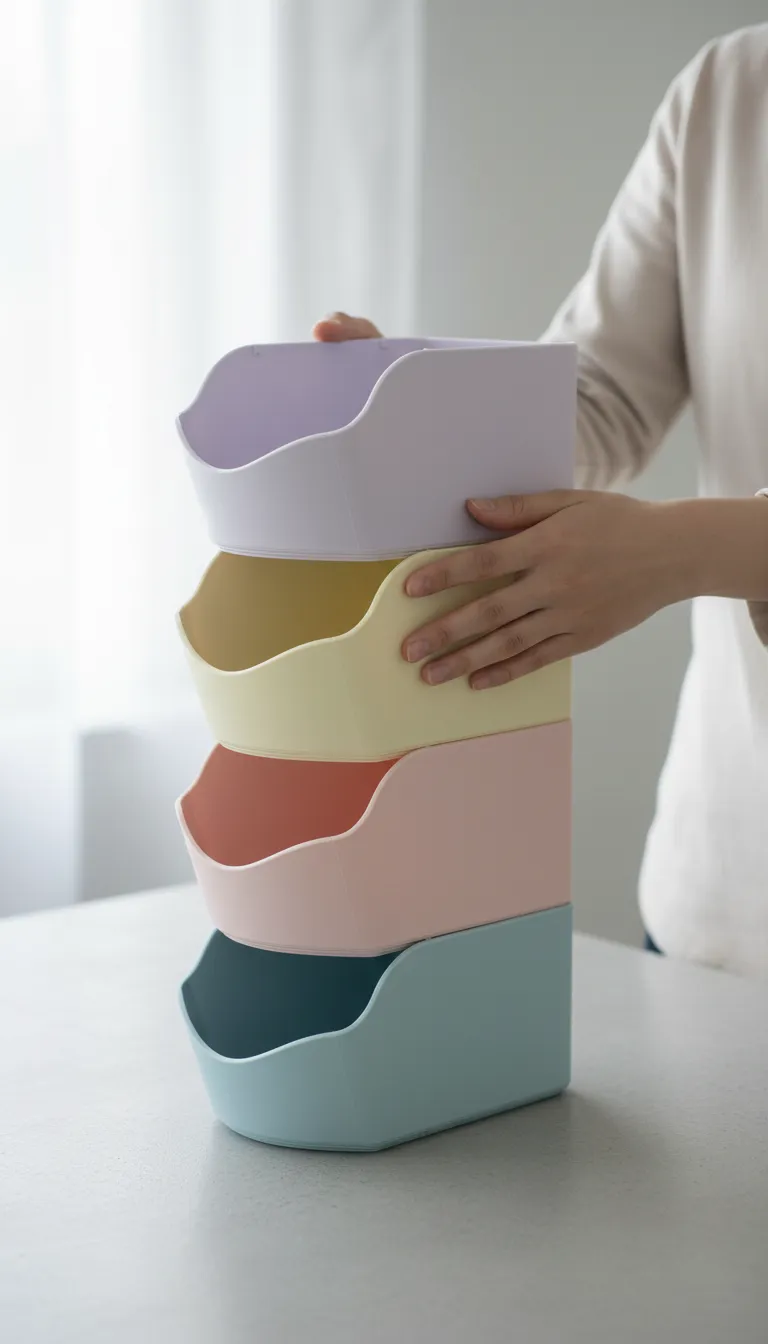Stackable Organizers for Office Home Workspace view 4