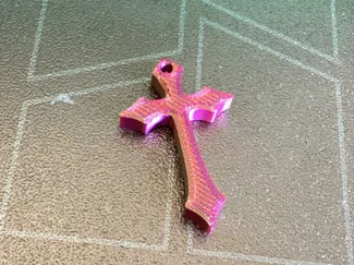 cross keychain