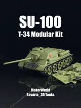 Фигурка на SU-100 танк