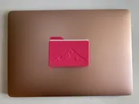 0.08mm layer, 2 walls, 15% infill, mountain logo