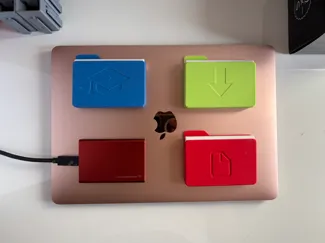SSD MacOs-Style Folder Case 