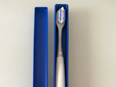 Portable Toothbrush Holder with Snap-Fit Latch