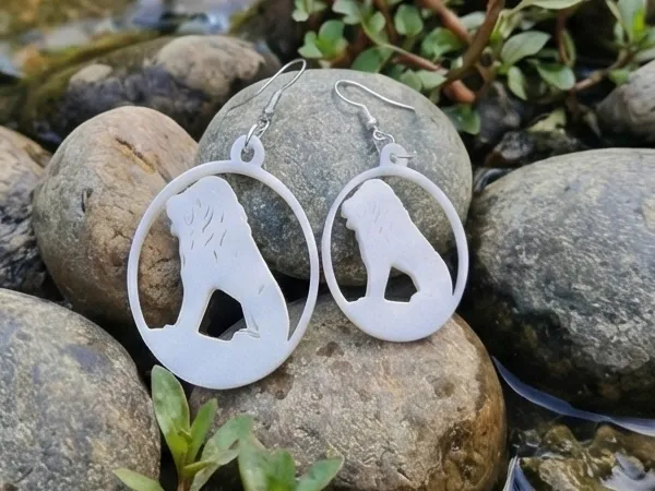 Pendientes "El León Colosal"