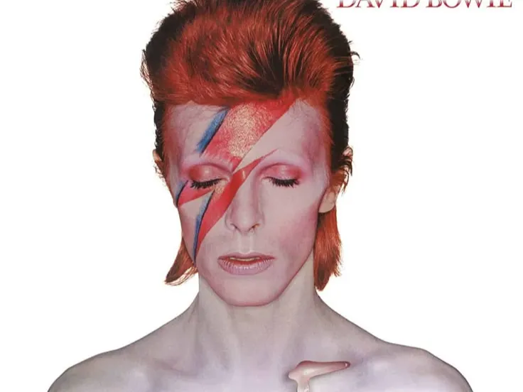 Aladdin Sane - David Bowie album cover - hueforge