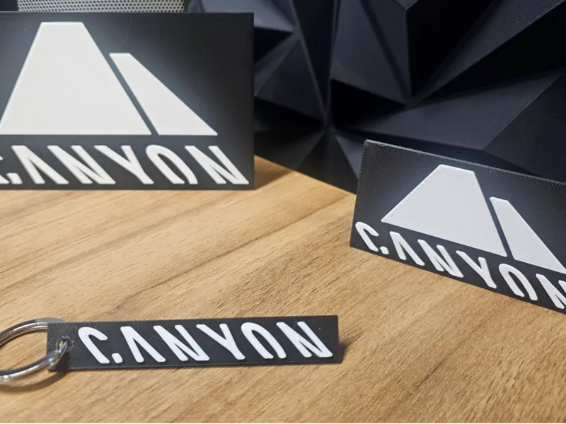 Canyon Bikes Key Chain and Logo