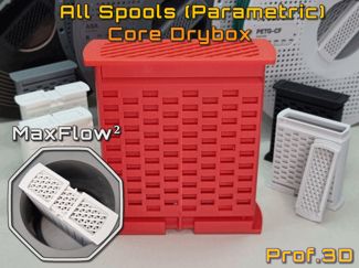 MaxFlow² Parametric Silica Desiccant Spool Dry Box