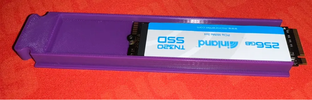 Ubiquiti Cloud Gateway Max / Fiber 2280 SSD Tray - Free 3D Print