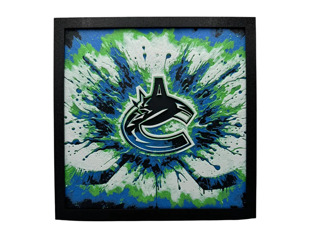 Vancouver Canucks - Graffiti Logo - Hueforge
