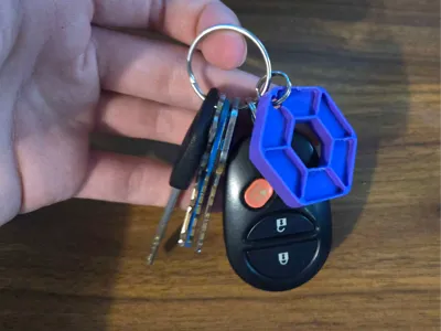 FTC Pixel Keychain
