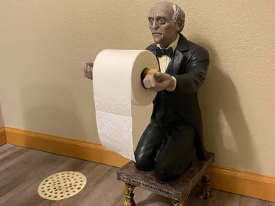 Your Butt Napkins M'Lord Toilet Roll Holder