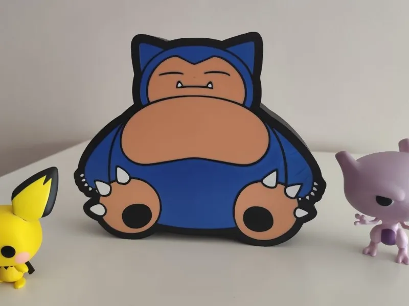 Snorlax LED Lamp – 3D Printed Pokémon Light
