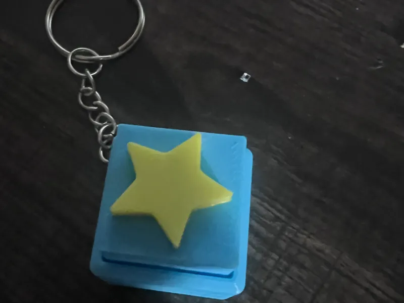 Star Clickers Fidget With KeyChain