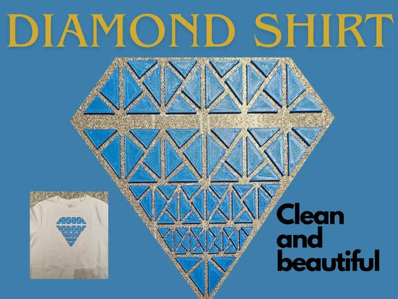 Diamond pattern for fabrics